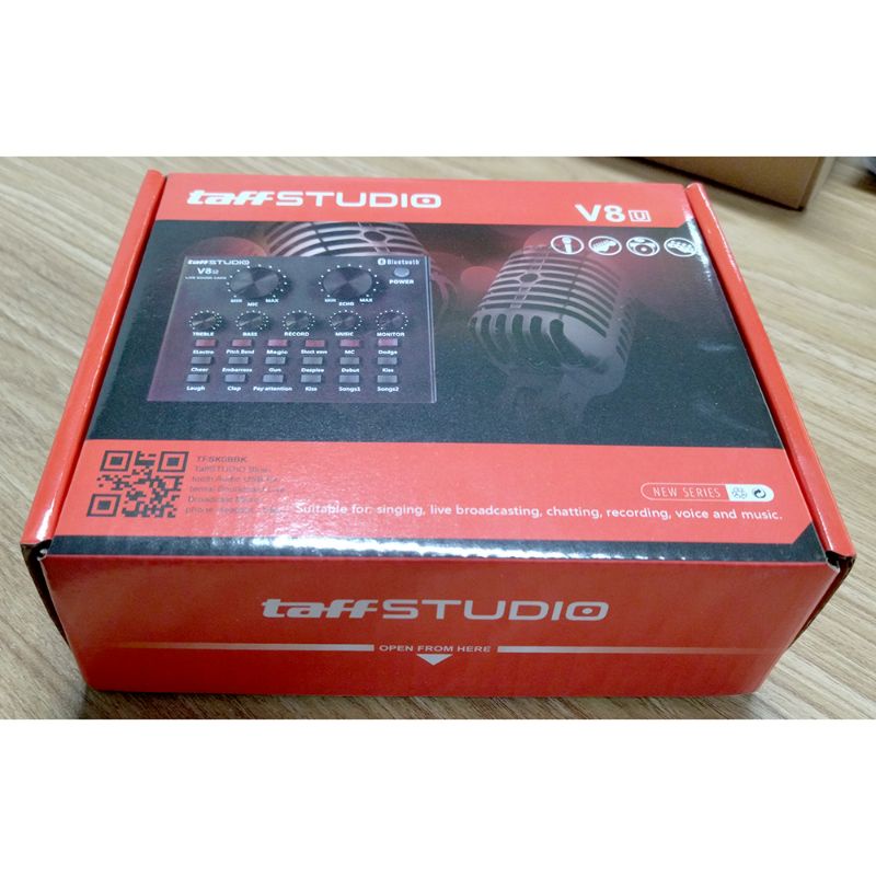 Soundcard live broadcast microphone headset V8u