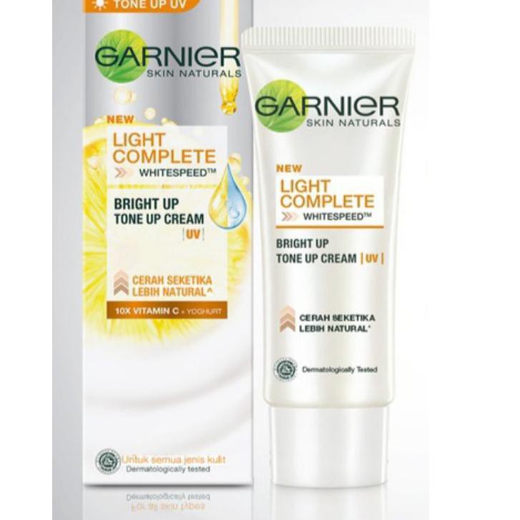 SEGERA DAPATKAN Garnier Light Complete Bright Up Tone Up Cream 15ml / Krim Wajah, Day Cream 436