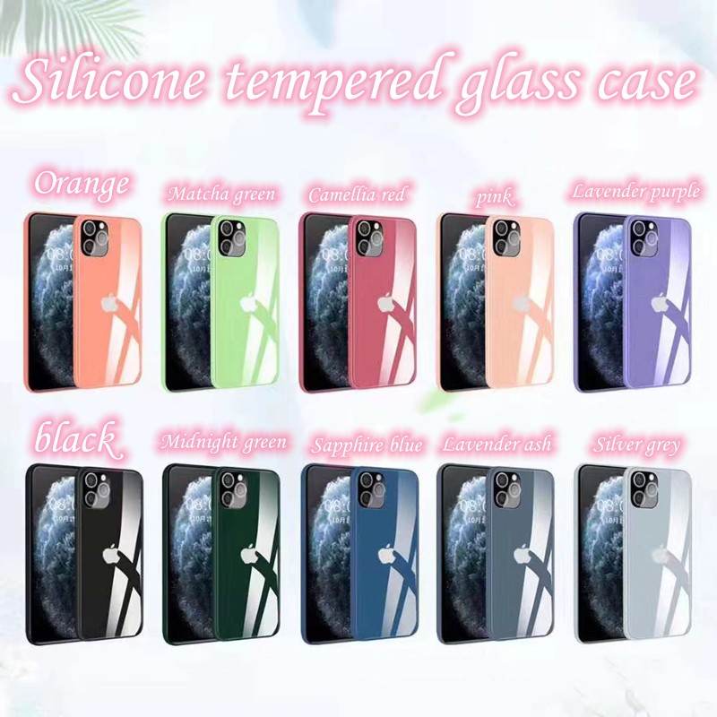 Casing iphone 11 Case Pelindung Cover Belakang Bahan Silikon untuk  iPhone 6/7/8/Plus X/XS/XR Max