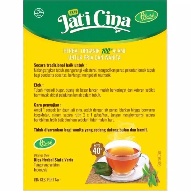 

teh jati 40gr