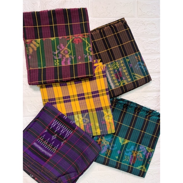 Kamen Endek Kotak Lembaran Murah