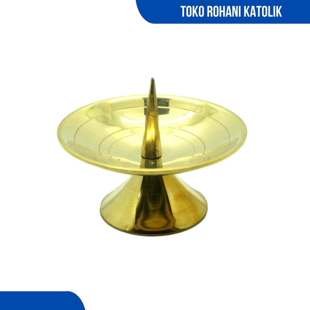 CANDLE HOLDER KUNINGAN / TATAKAN LILIN / TEMPAT LILIN KUNINGAN / TEMPAT LILN DOA / CHANDELIER KATOLIK / CANDELIER / CANDELAR