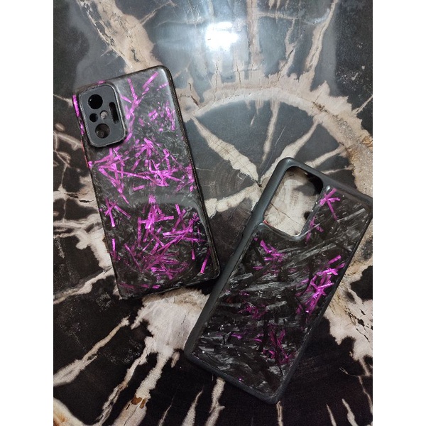 custom case carbon forged carbon kevlar skinning