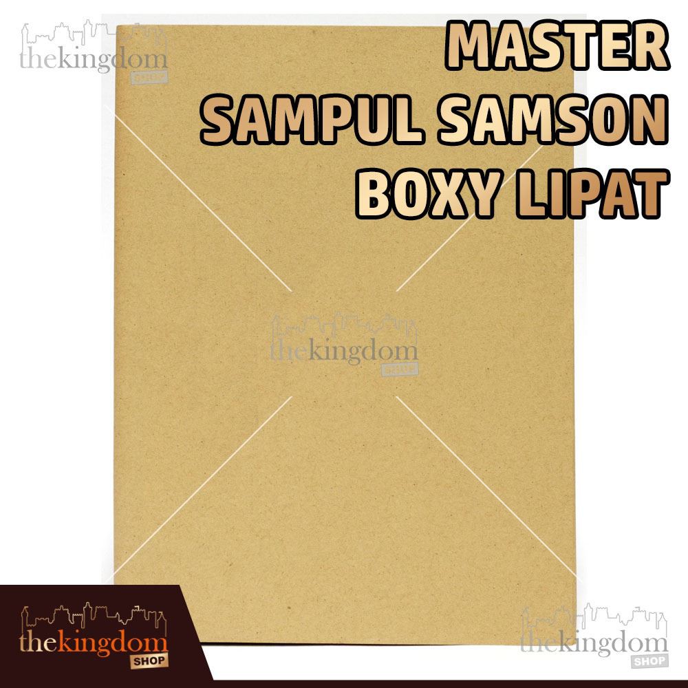 

Master Sampul Samson Boxy Lipat / Sampul Buku / Kertas Kopi