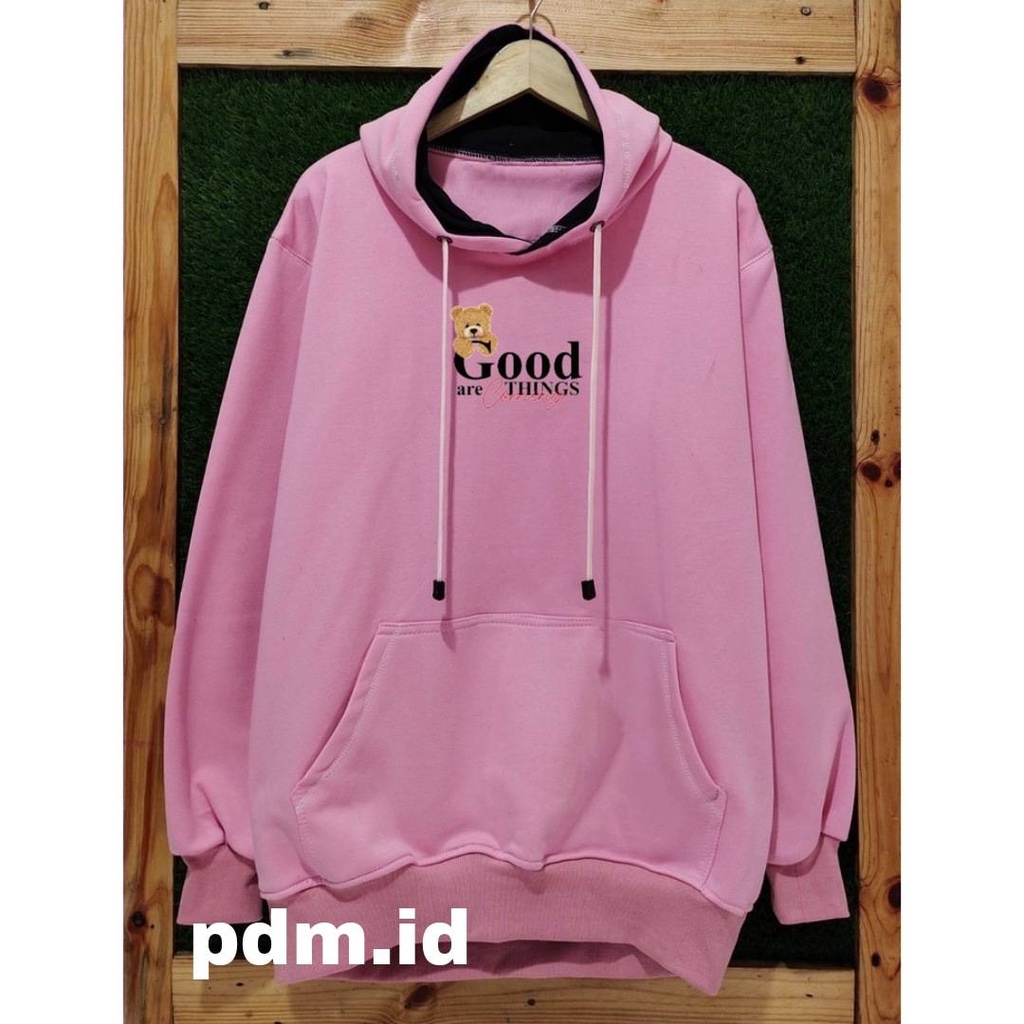 Hoodie Pria Terbaru Oversize Warna Putih Sweater Hodie Cowo Cewe Original Distro Bandung Bahan Cotton tebal