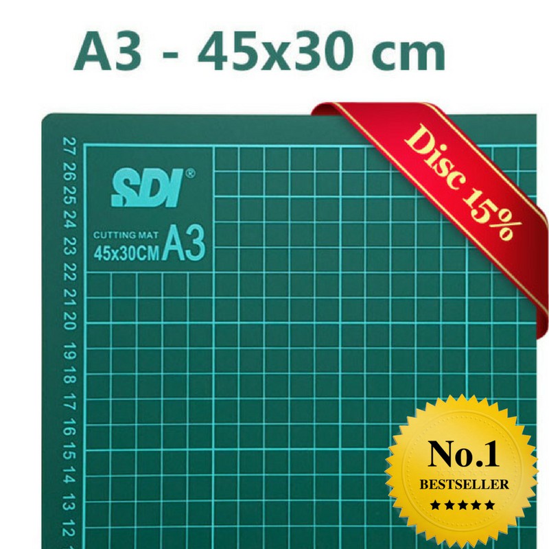 

PROMO MURAH !! Cutting Mat SDI -A3 Alas Potong merk SDI -Cutting Mat A3 BEST SELLER HARGA TERJANGKAU