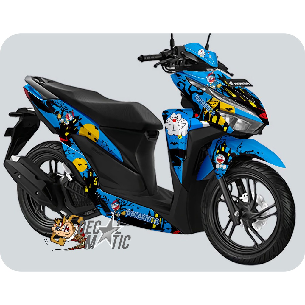 Jual Decal Stiker Full Body Vario 125 150 OLD New Led Doraemon Keren Indonesia Shopee Indonesia