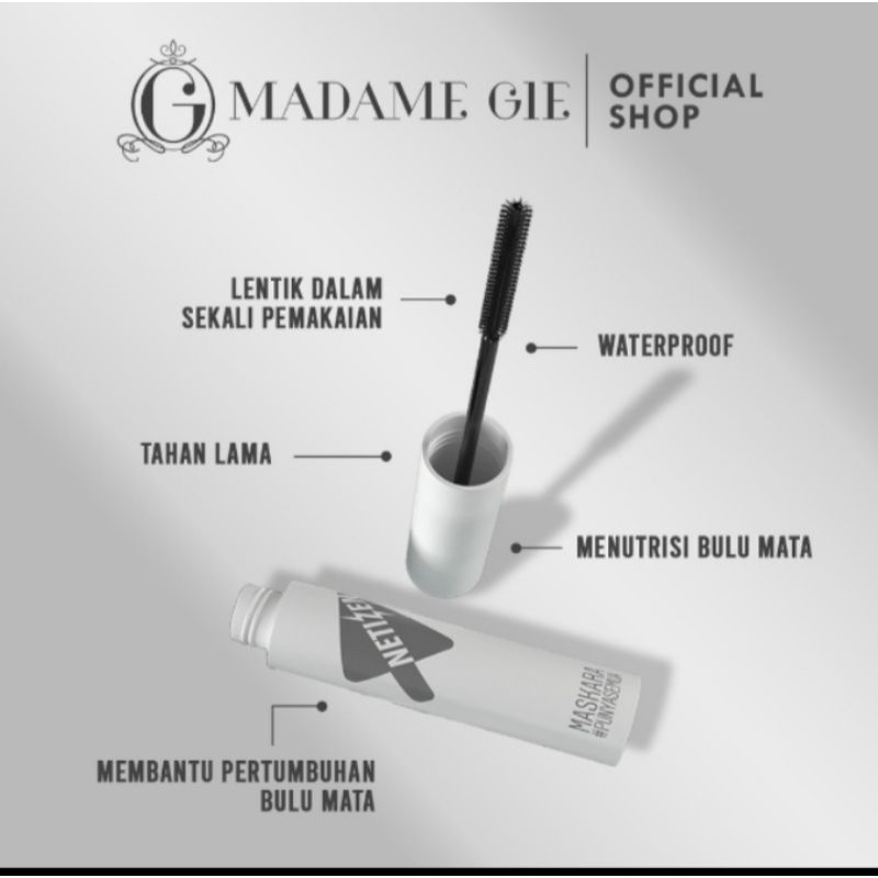 Madame Gie Mascara Netizen - Mascara Waterproof