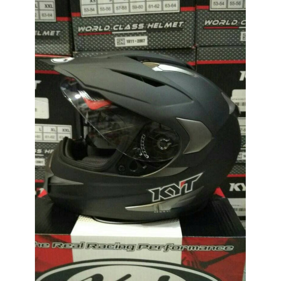 KYT ENDURO 2 VISOR SOLID