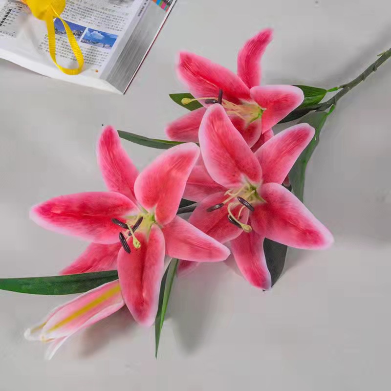 HAPPY TIME BUNGA PLASTIK LILY 31100 BUNGA HIAS PLASTIC ARTIFICIAL BUNGA ARTIFISIAL MURAH