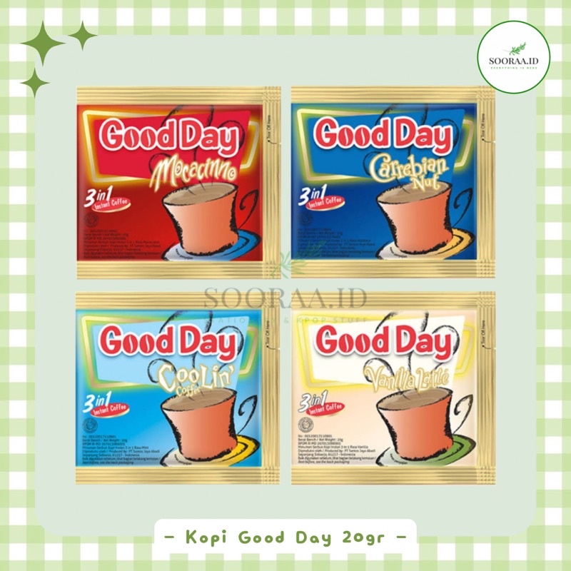 ✨Kopi Good Day 20gr Sachet✨