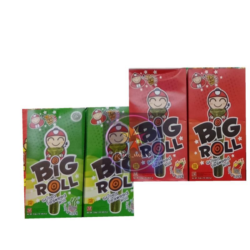 

Tao Kae Noi//Big Roll Grilled Seaweed Roll Classic /Spicy/12pcs/Import