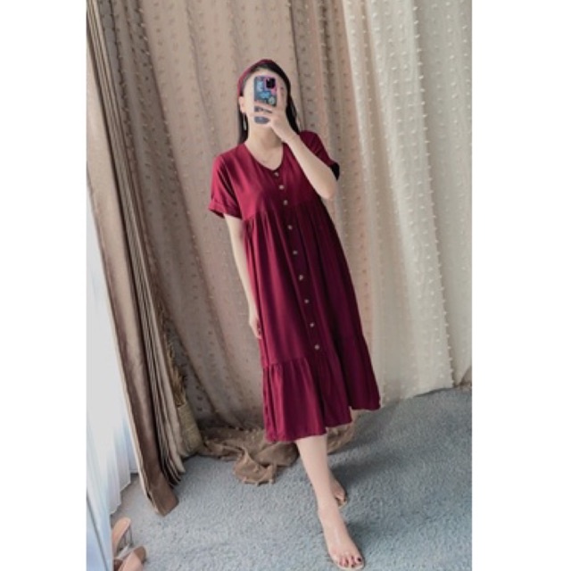 Fransiska Dress || Dress Formal || Dress Busui || Vaeesan