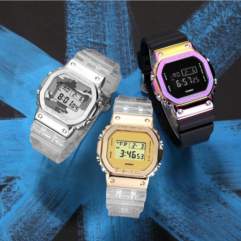 Jam tangan Digital CASIO G-SHOCK GM5600 GM 5600 fullset 3 Varian