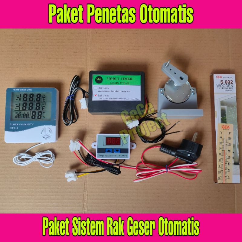 Paket Penetas Telur Otomatis Komponen Penetas Telur Sistem Rak Geser Otomatis