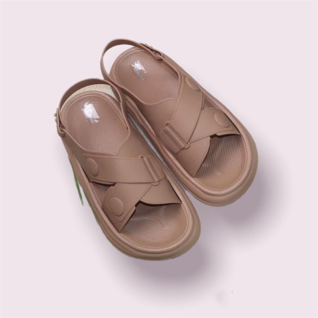 Sandal Wanita Terbaru /Sendal Selop Tali Jelly Laluna V502/Sendal Karet Korea Kekinian