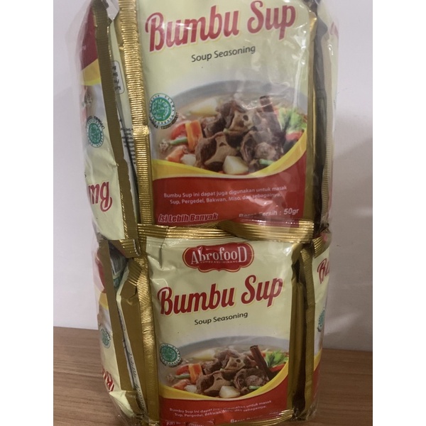 

Bumbu Sup Abrofood 1kg (20pcs)