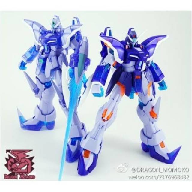Dragon momoko MG deathscythe gundam wing clear color blue ver. limited