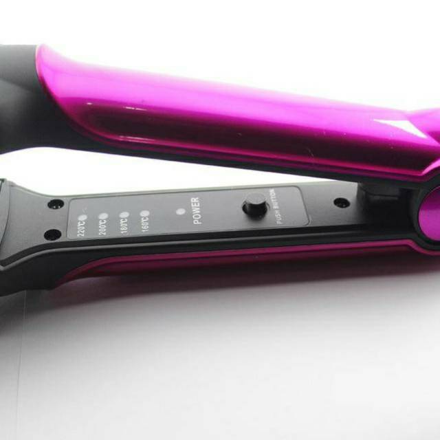 Alat Catok rambut  keriting lurus kemei km531 hair straightener profesional bisa curly