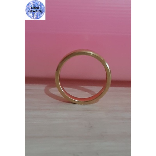 Cincin Titanium Model Fendi Sangat Mewah