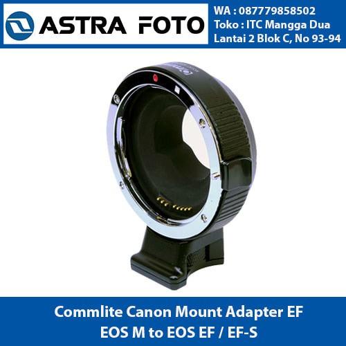 Adapter Commlite Canon Mount Adapter Ef Eos M To Eos Ef / Ef-S