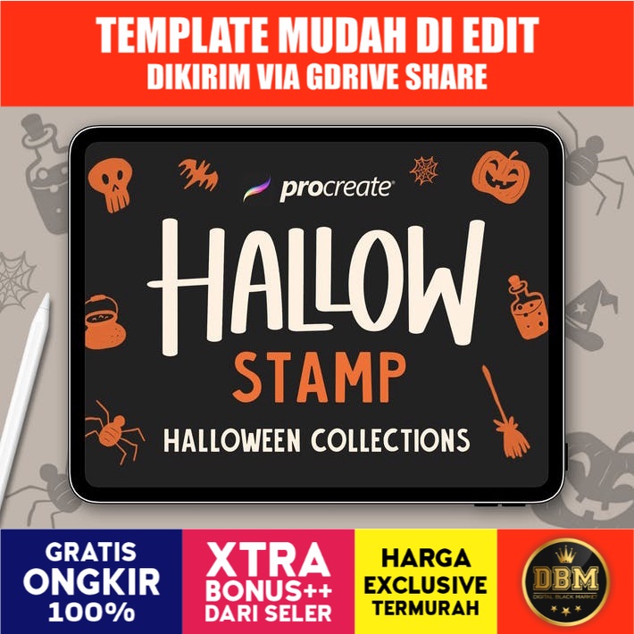 Hallow Stamp - Procreate Brush