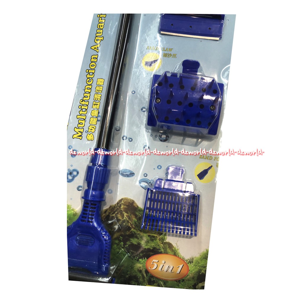 Boyu Multifunction Aquarium 5in1 Alat Peralatan Aquarium Saringan