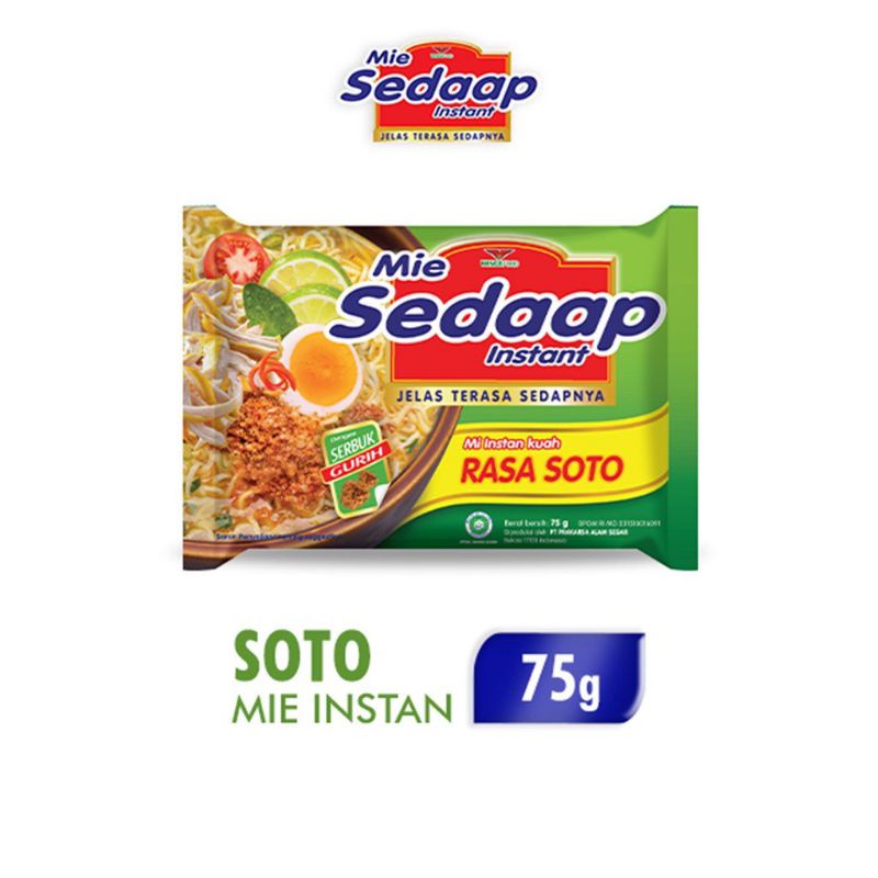 

MIE SEDAAP KUAH SOTO 75G