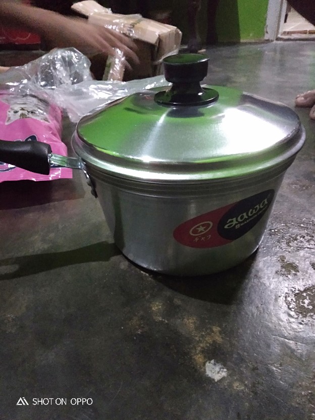 Maspion Panci Rebus Air / Mie / Panci Jawa 16 / 18 Cm Fitri / Susu / Happy Pot Masak Sayur Alumunium Djawa Biasa Gagang Tebal Tutup Perebus Murah