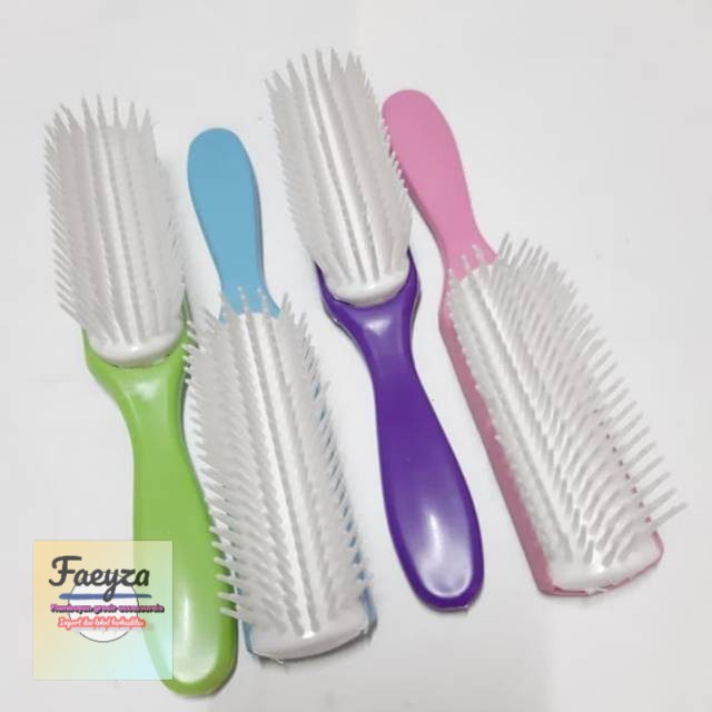 Sisir brush oval duri 6 PCS.grosir