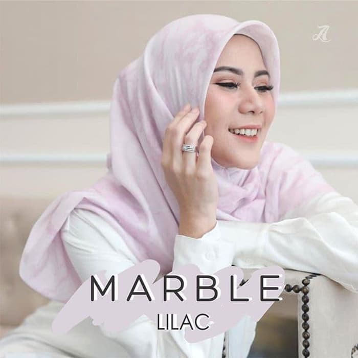 Marble Series Scarf in Lilac - Ayu by Ayu Lestari Murah