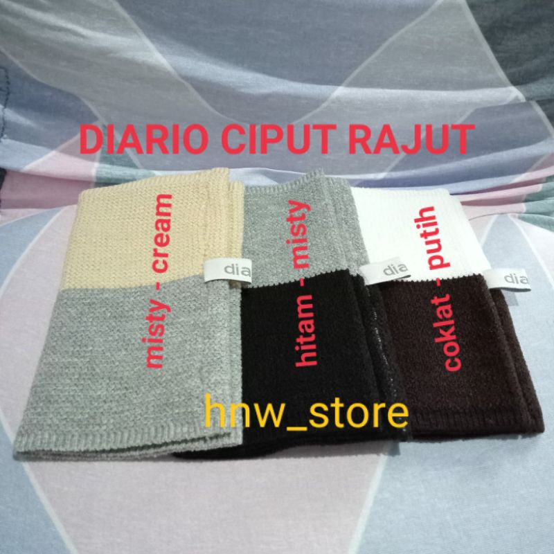 Diario - Ciput Rajut Aksesoris Hijab