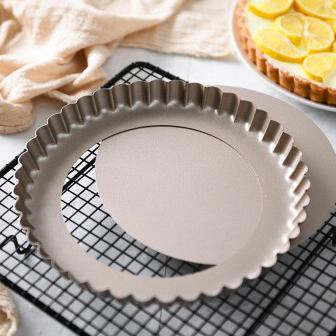 

Suncity Yc80132 - Pie Tart Pan 25.4Cm / Loyang Pie Bulat Bongpas Gold Terbaru