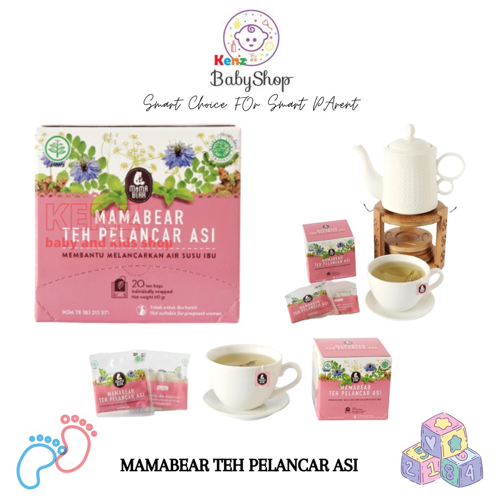 Jual Mamabear Teh Pelancar Asi Booster Asi Mama Bear 1 Box Isi 20