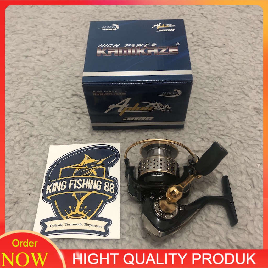 [PROMO SPECIAL] Reel Pancing KAMIKAZE Aplus 3000 Reel Kuat 7 Ball Bearing Murah