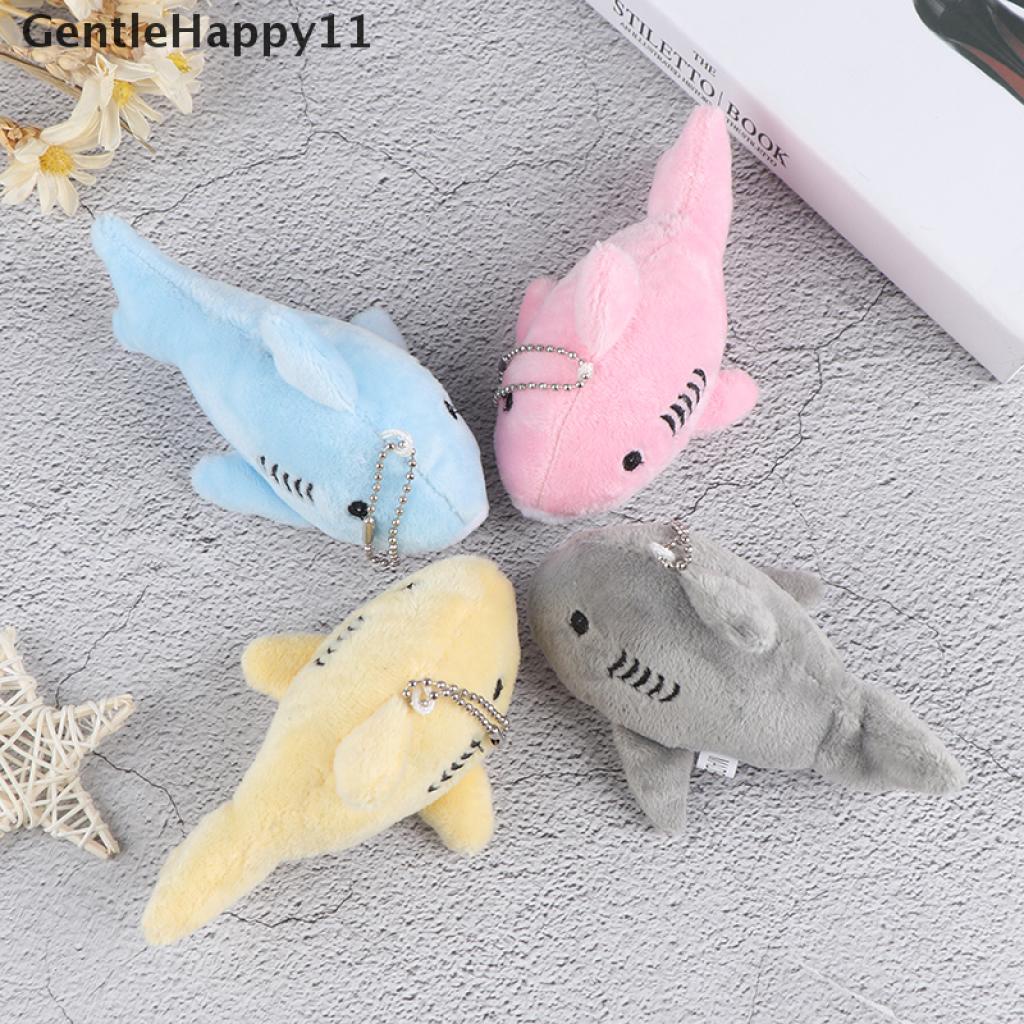 Gentlehappy Mainan Boneka stuffed plush Hiu mini 12CM Dengan Gantungan Kunci