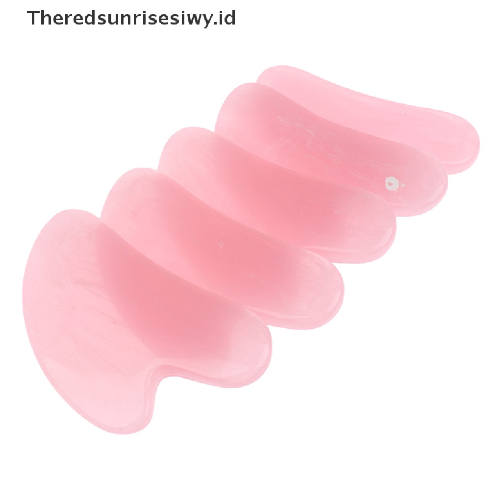 (Theredsunrisesiwy.Id) 1pc Gua Sha Board Alat Pijat Wajah Akupuntur Gua Sha Board