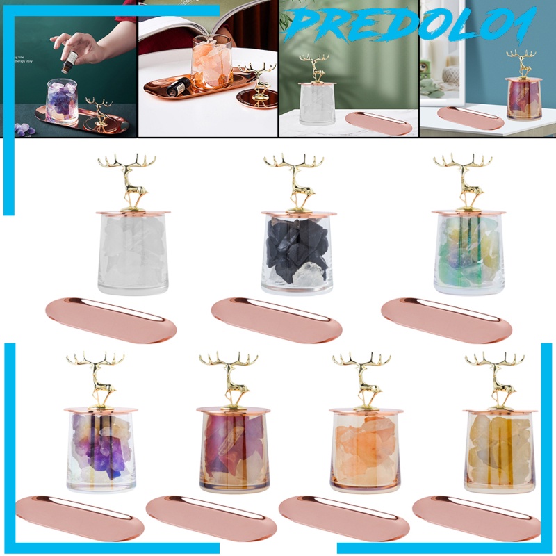 (Predolo1) Diffuser Minyak Esensial Aromaterapi Bahan Batu Kristal