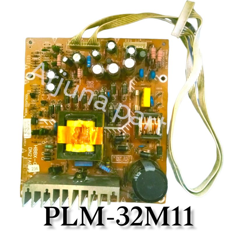 Power suplay tv led Polytron plm 32m11 - psu tv led Polytron 32m11 - mesin tv Polytron 32m11