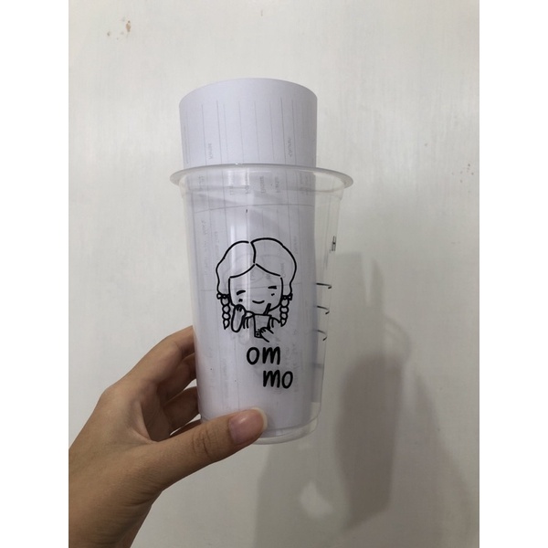 

Gelas Cup Plastik 12 oz datar 1000 pcs murah