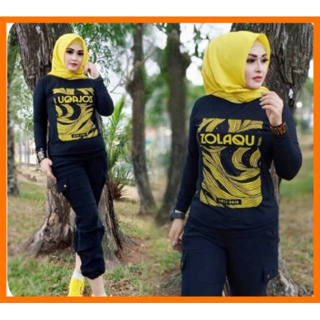 Kaos wanita branded zolaqu original