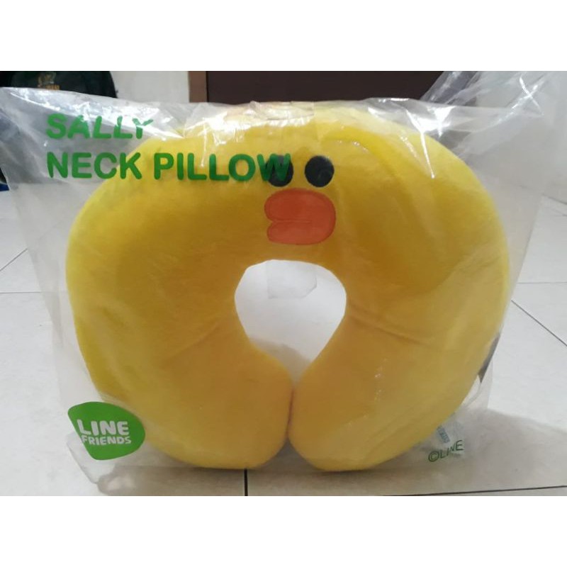 Bantal Leher Sally Original/Sally Neck Pillow Line Friend