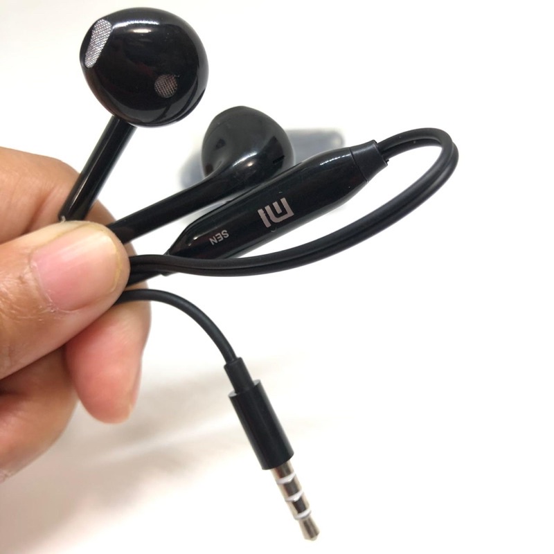 NON PACK HANDSFREE ORI COPOTAN R11 XIAOMI ALL BLACK PROMO SEN