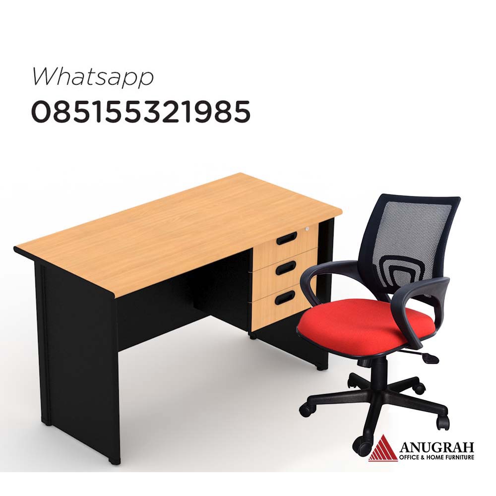 paket set meja kantor + kursi kantor uod 1031 + paris n