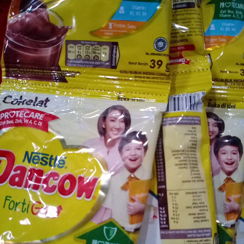 

Dancow Susu bubuk coklat renteng 39 gr x 5 sachet