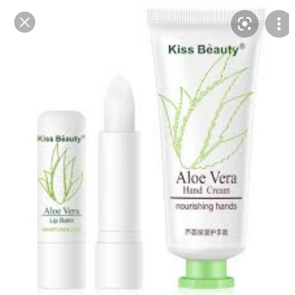 LIP BALM and Hand Cream Aloe Vera 2 in 1 40 ml