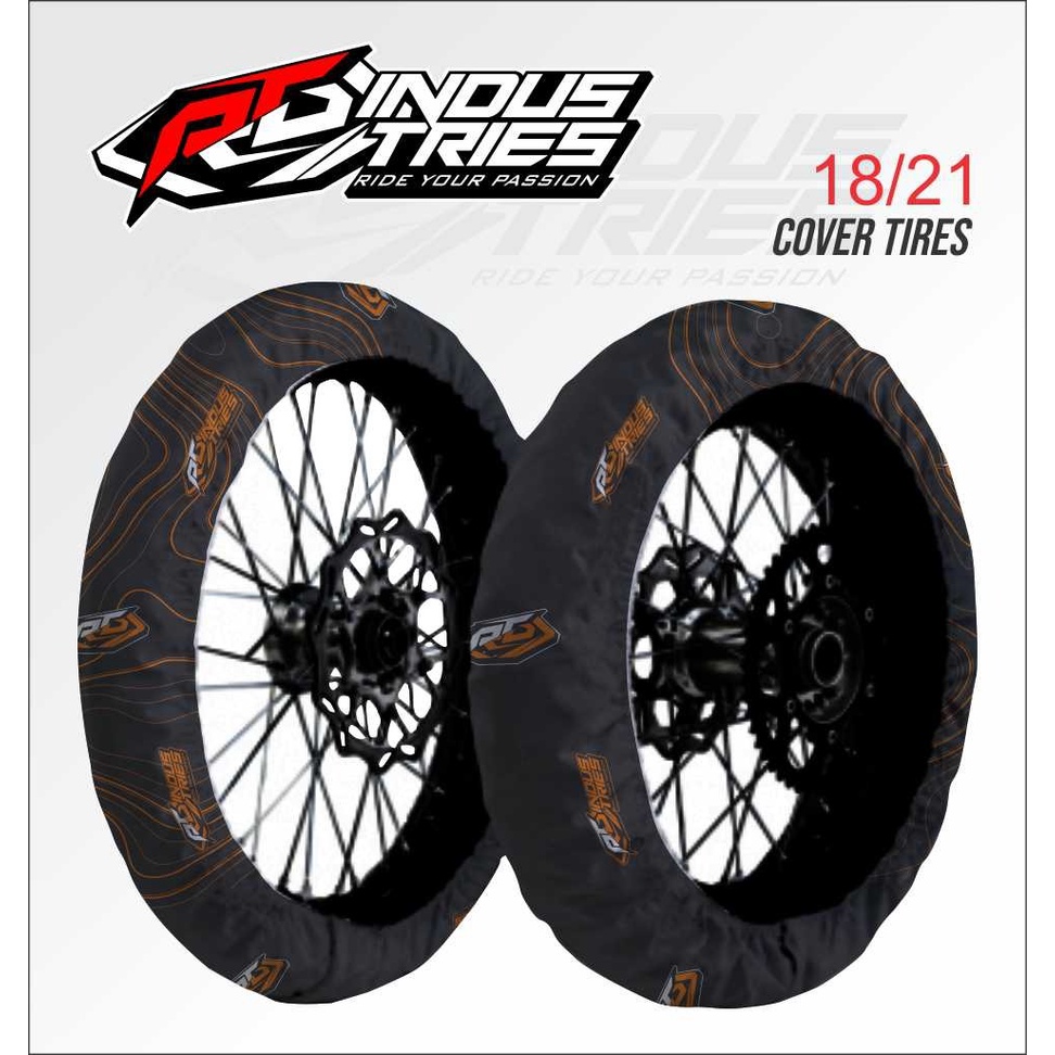 Sarung Ban Motor Trail Uk 18/21 Cover Tires Trail Uk 18/21 Pelindung Ban Trail