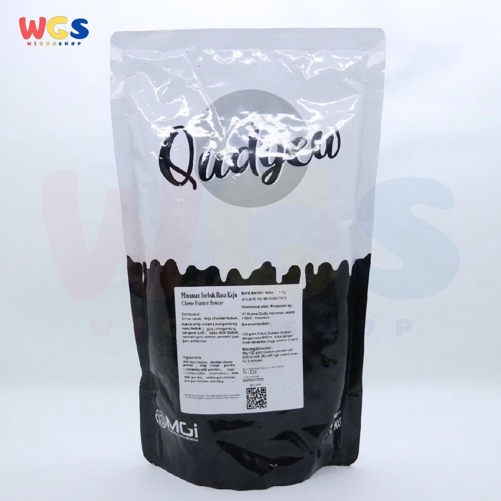 Qudyew Dalgona Cheese Foamer Powder Drink Minuman Bubuk Rasa Keju 1kg