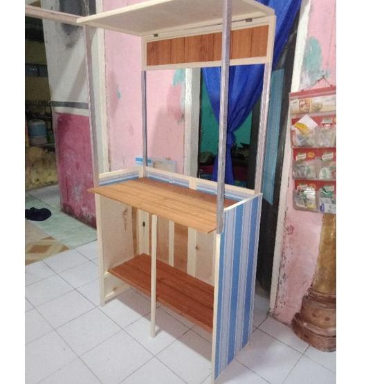 Beli Nows booth portable 94 x 47 x 185 - meja jualan - gerobak lipat sama atap - meja lipat ℡