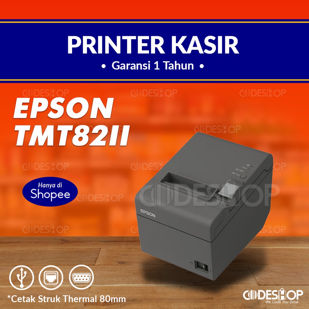 Epson TM-82ii Printer Kasir Cetak Struk TMT82ii
